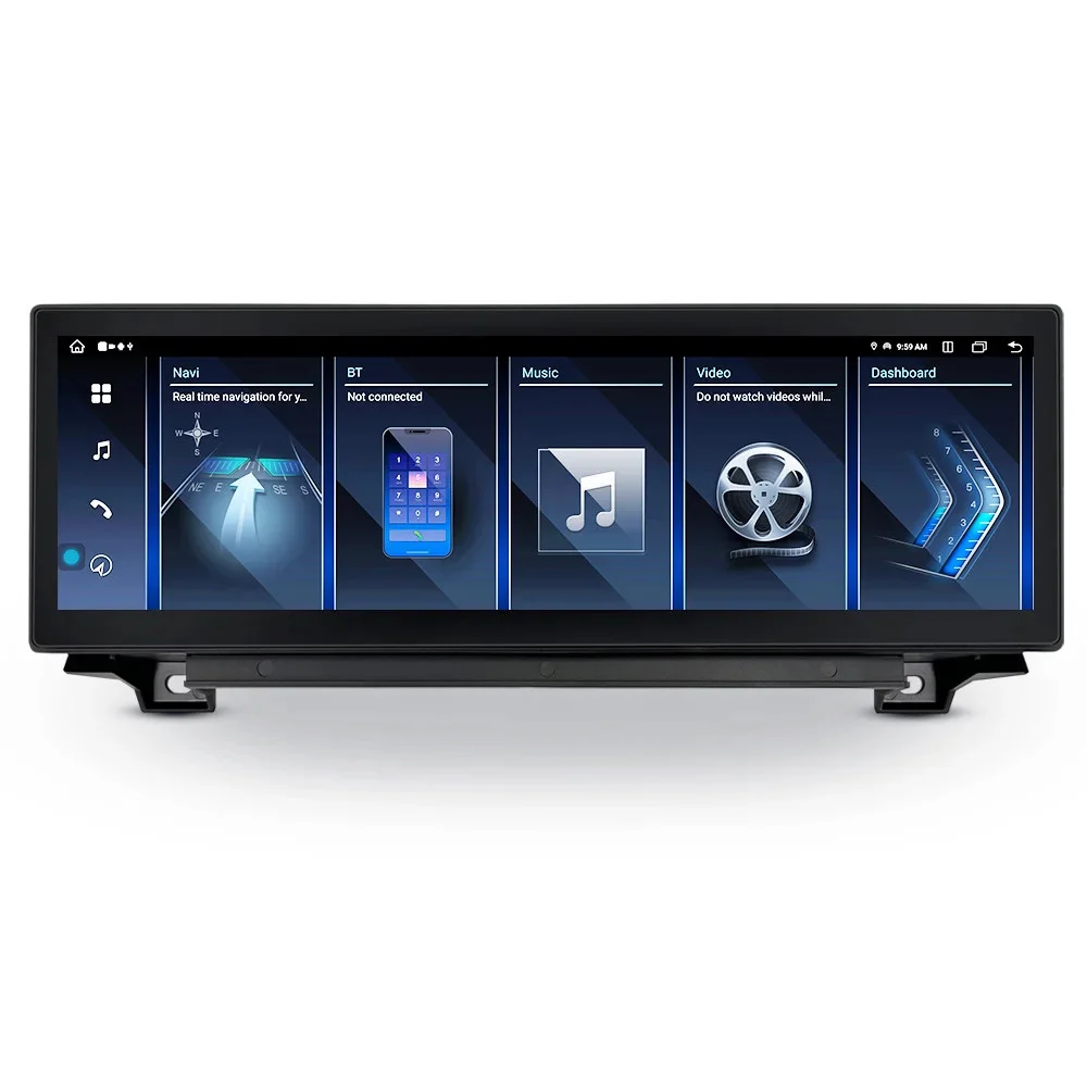 Navigatie Android Dedicata BMW Seria 5 F10 F11 (2011-2017), 14.9 Inch, 4Gb Ram, 64Gb Stocare, Bluetooth, WiFi, Waze Performance AutoTuning
