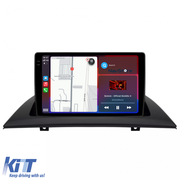 Navigatie Android Dedicata BMW X3 E83 (2004-2012), Display 2K, 4Gb Ram, 64Gb Stocare, Bluetooth, WiFi, Carplay Performance AutoTuning