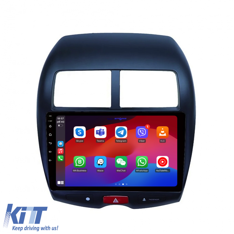 Navigatie Android Dedicata Mitsubishi ASX (2010 - 2016), 10Inch, 4Gb Ram, 64Gb Stocare, Carplay Performance AutoTuning