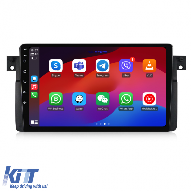 Navigatie Dedicata BMW Seria3 E46 (1997-2005), 9Inch, 6Gb Ram, 128Gb Stocare, Carplay Performance AutoTuning