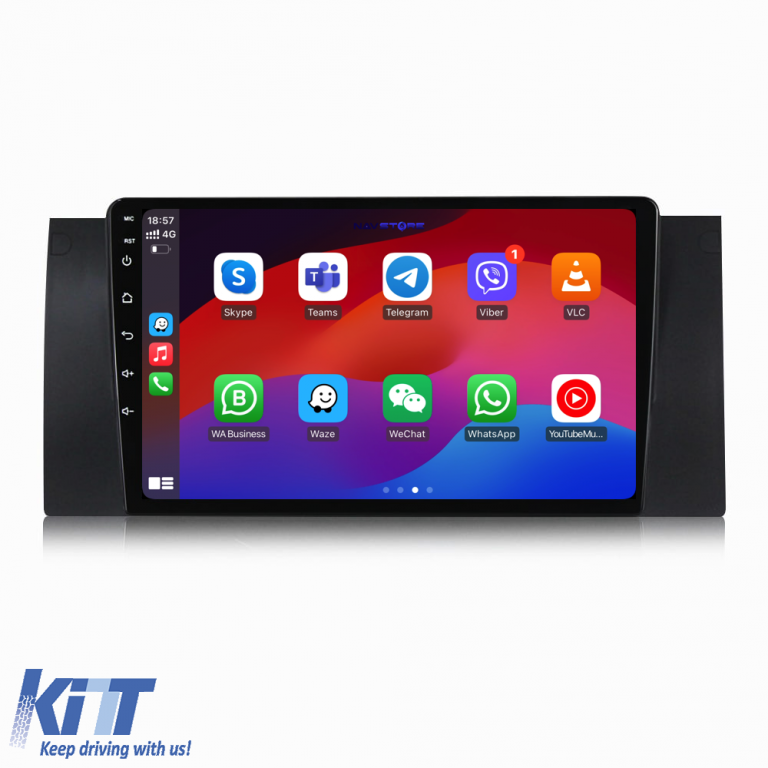 Navigatie Dedicata BMW Seria5 E39 X5 E53 (1995-2003), 9Inch, 1Gb Ram, 32Gb Stocare, Carplay Performance AutoTuning
