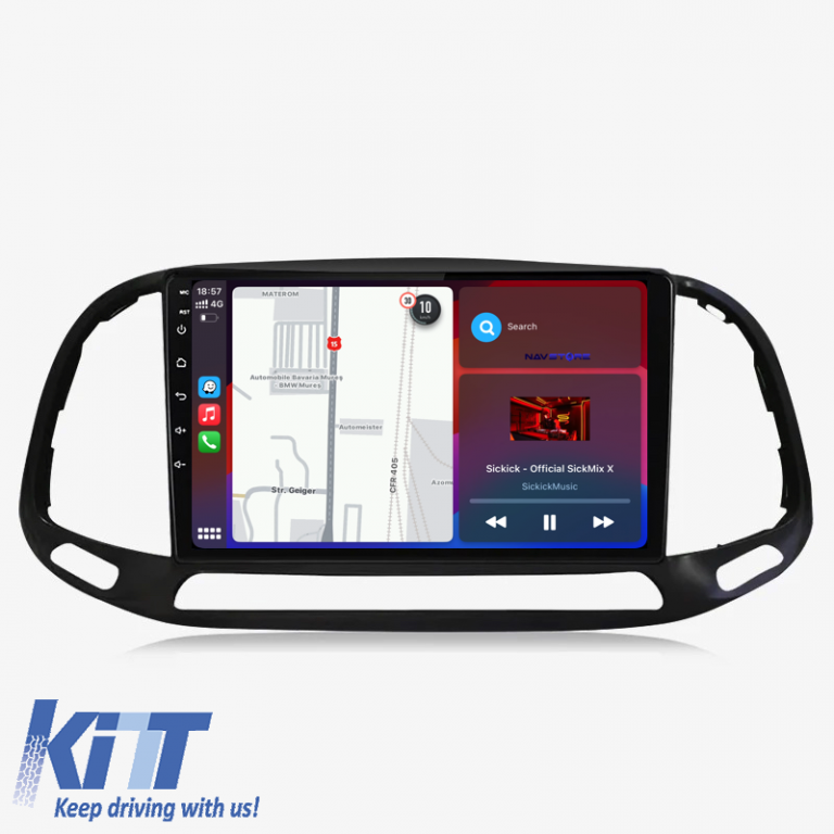 Navigatie Dedicata Fiat Doblo (2015-2019), 9Inch, 6Gb Ram, 128Gb Stocare, Carplay Performance AutoTuning