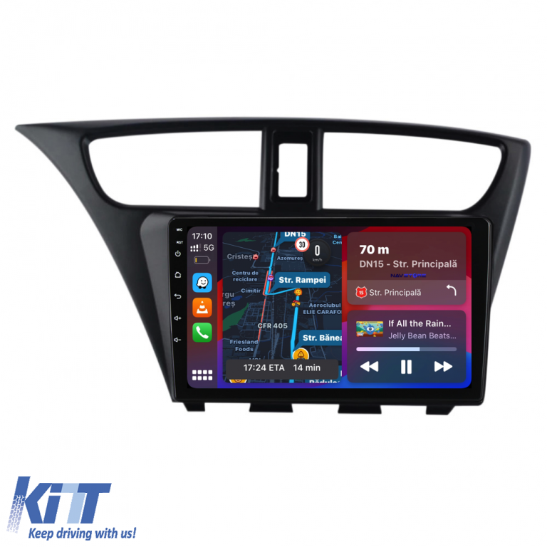 Navigatie Dedicata Honda Civic IX Hachback (2011-2017), 9Inch, 2Gb Ram, 64Gb Stocare, Carplay Performance AutoTuning
