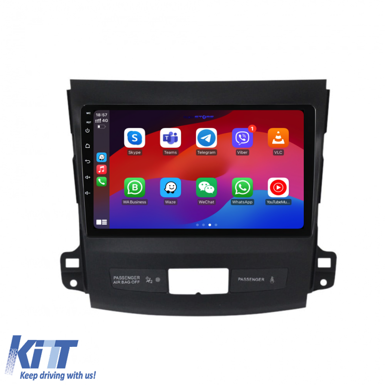 Navigatie Dedicata Mitsubishi Outlander (2005-2011), 9Inch, 1Gb Ram, 32Gb Stocare, Carplay Performance AutoTuning