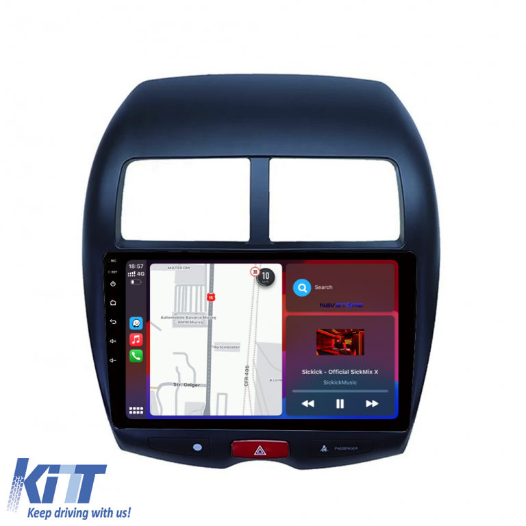 Navigatie Dedicata Peugeot 4008 (2012-2019), 10Inch, 4Gb Ram, 64Gb Stocare, Waze Performance AutoTuning