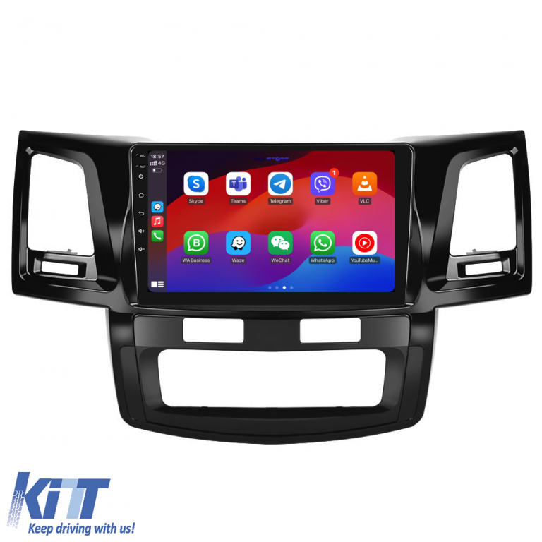 Navigatie Dedicata Toyota Hilux VII (2004 - 2015), 9Inch, 6Gb Ram, 128Gb Stocare, Carplay Performance AutoTuning