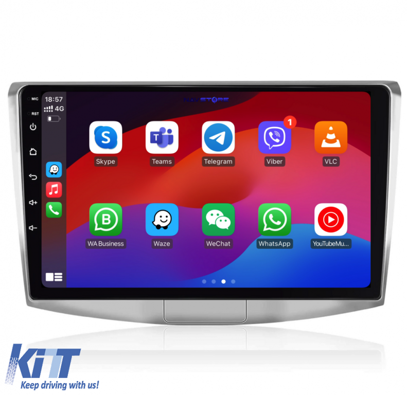 Navigatie Dedicata Volkswagen Passat B6, B7, CC (2005 -2015),10Inch, 6Gb Ram, 128Gb Stocare, Carplay Performance AutoTuning
