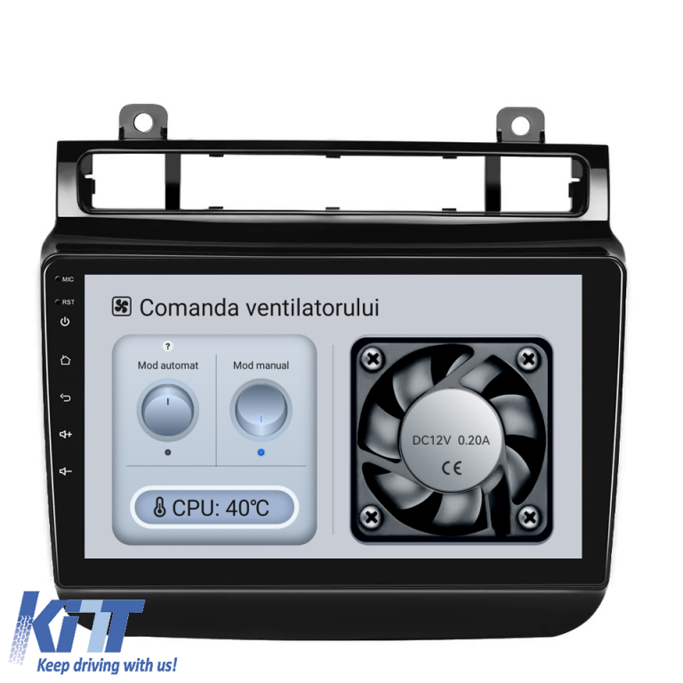 Navigatie Android Dedicata Volkswagen Touareg (2010-2018), 9Inch, 4Gb Ram, 64Gb Stocare, Bluetooth, WiFi, Carplay Performance AutoTuning