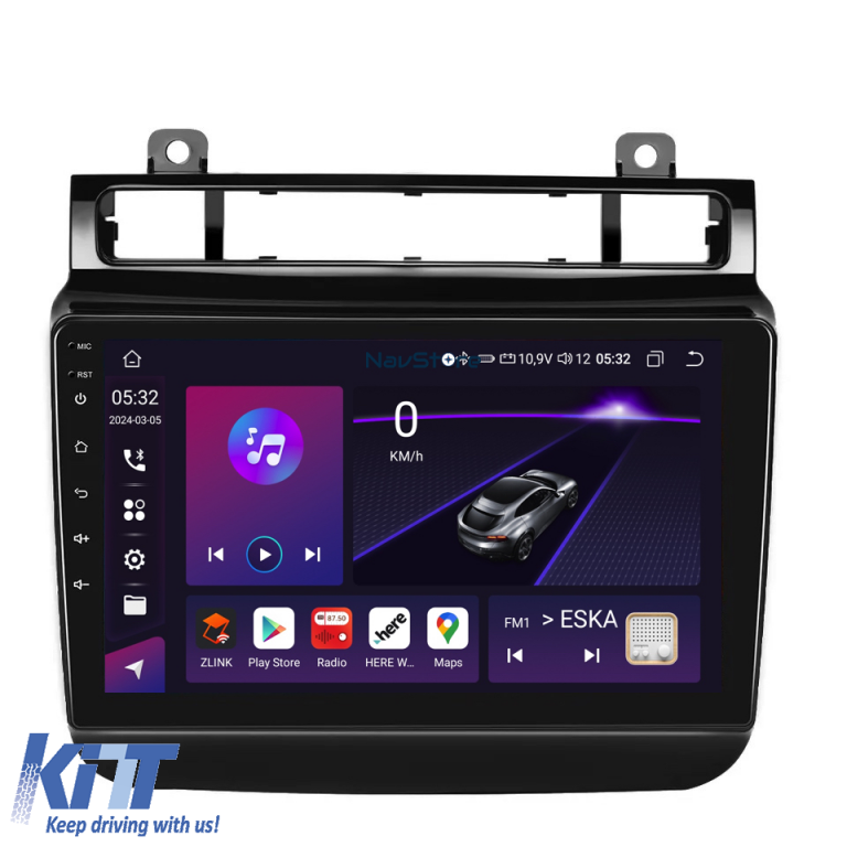 Navigatie Android Dedicata Volkswagen Touareg (2010-2018), 9Inch, 4Gb Ram, 64Gb Stocare, Bluetooth, WiFi, Carplay Performance AutoTuning