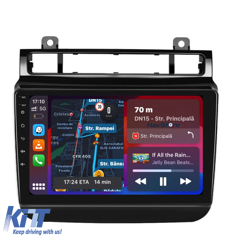 Navigatie Android Dedicata Volkswagen Touareg (2010-2018), 9Inch, 4Gb Ram, 64Gb Stocare, Bluetooth, WiFi, Carplay Performance AutoTuning