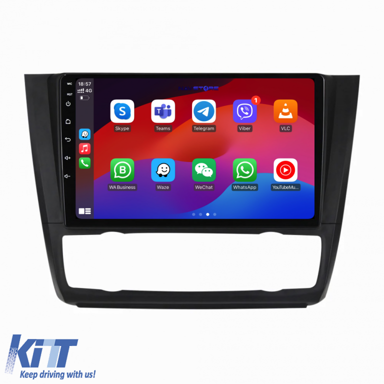 Navigatie Dedicata Bmw Seria 1 E82 E88 E81 E87 (2004-2011), 9Inch, 6Gb Ram, 128Gb Stocare, CarPlay Performance AutoTuning