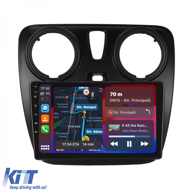 Navigatie Dedicata Dacia Dokker   Lodgy (2012-2020), 9Inch, 4Gb Ram, 64Gb Stocare, Carplay Performance AutoTuning