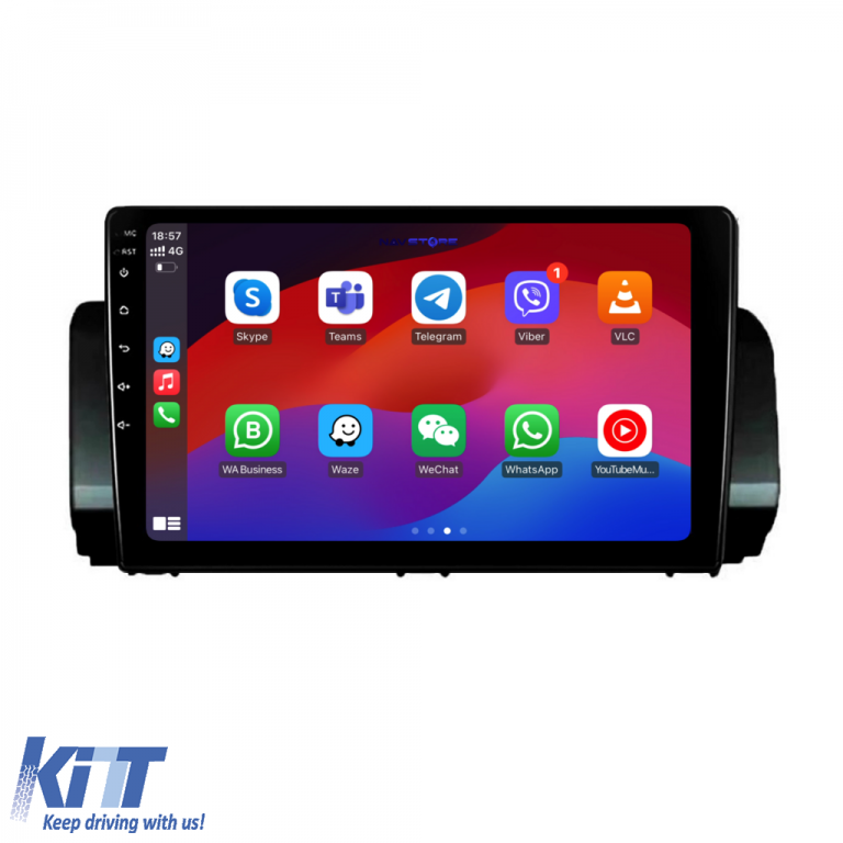 Navigatie Dedicata Dacia Logan Sandero Jogger (2021-2023), 9Inch, 2Gb Ram, 64Gb Stocare, Carplay Performance AutoTuning