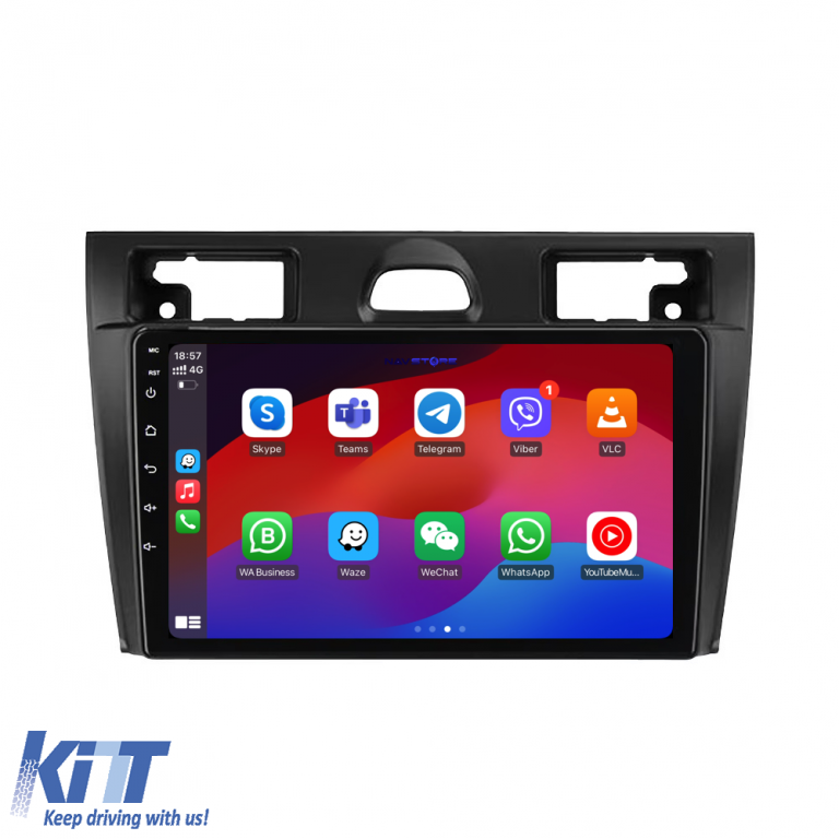 Navigatie Dedicata Ford Fiesta (2006-2011), 9Inch, 2Gb Ram, 64Gb Stocare, Carplay Performance AutoTuning