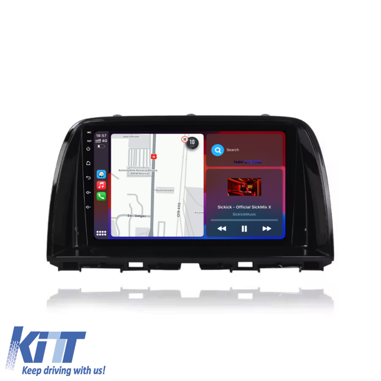 Navigatie Dedicata Mazda CX-5 (2012-2015), 9Inch, 4Gb Ram, 64Gb Stocare, CarPlay Performance AutoTuning