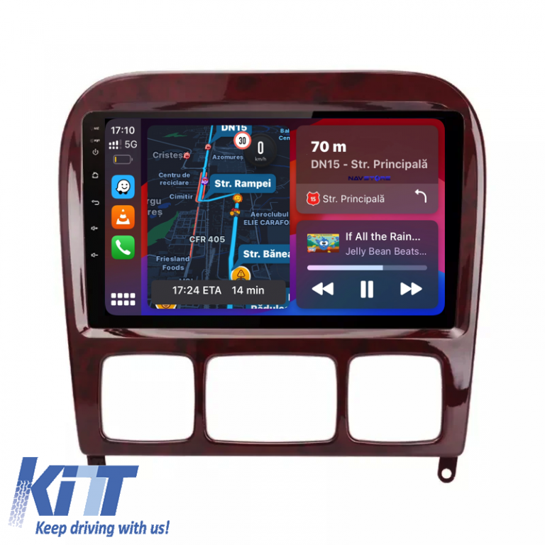 Navigatie Dedicata Mercedes S-Class W220 (1998-2005), 9Inch, 6Gb Ram, 128Gb Stocare, Carplay Performance AutoTuning