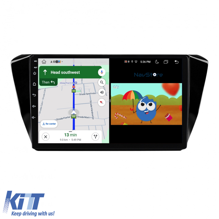 Navigatie Dedicata Skoda Superb 3 (2015-2019), 10Inch, 1Gb Ram, 32Gb Stocare, Carplay Performance AutoTuning