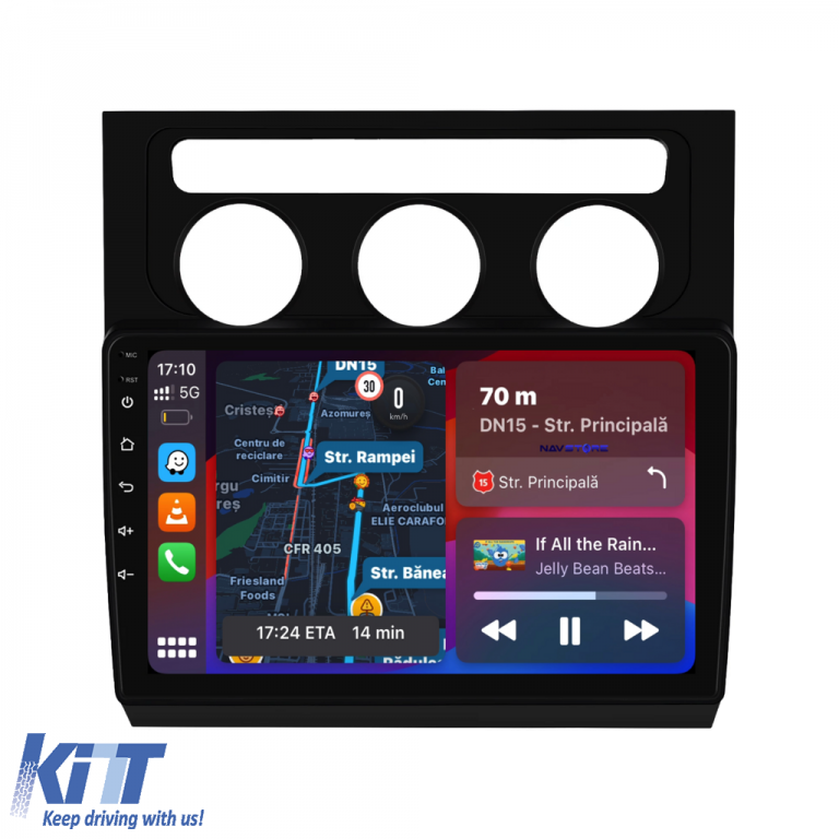 Navigatie Dedicata Volkswagen Touran (2003-2010), 10Inch, 6Gb Ram, 128Gb Stocare, Carplay Performance AutoTuning