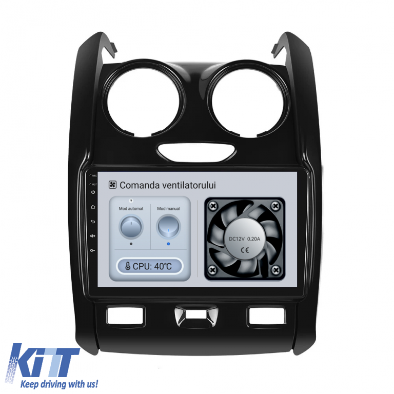 Navigatie Android Dedicata Dacia Duster (2010-2020), 9Inch, 4Gb Ram, 64Gb Stocare, Bluetooth, WiFi, Carplay Performance AutoTuning
