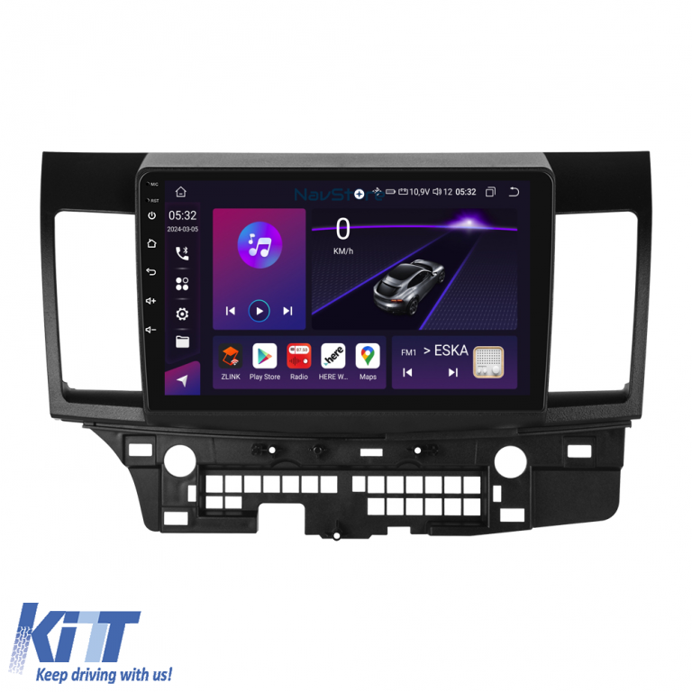 Navigatie Android Dedicata Mitsubishi Lancer (2007-2013), 9Inch, 4Gb Ram, 64Gb Stocare, Bluetooth, WiFi, Carplay Performance AutoTuning