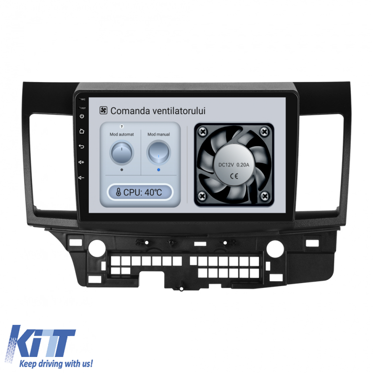 Navigatie Android Dedicata Mitsubishi Lancer (2007-2013), 9Inch, 4Gb Ram, 64Gb Stocare, Bluetooth, WiFi, Carplay Performance AutoTuning