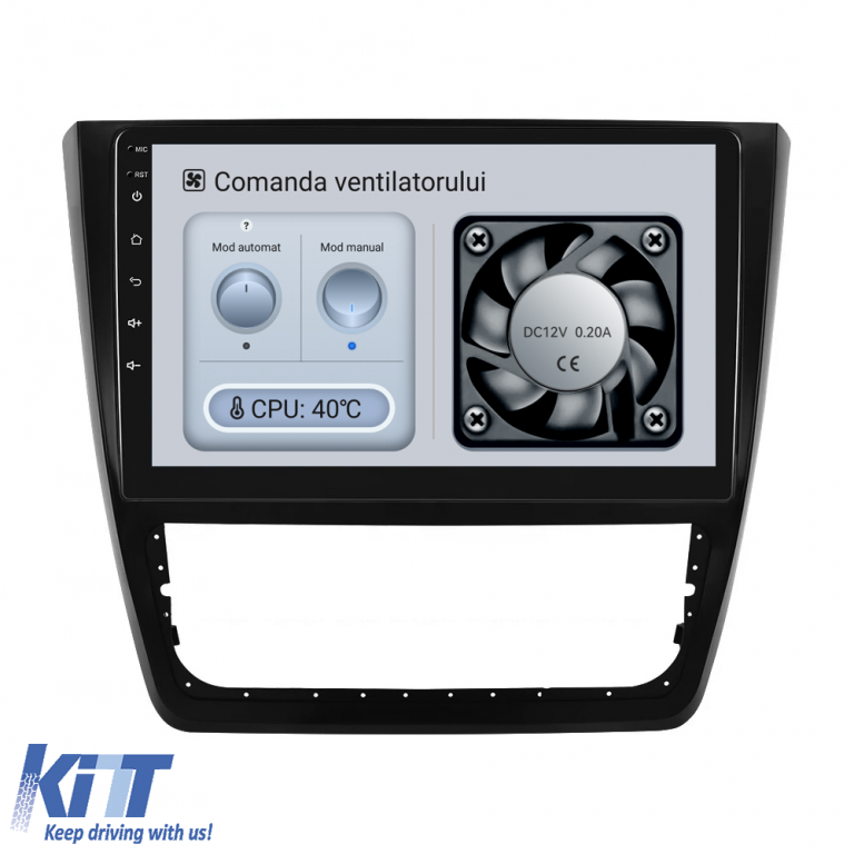 Navigatie Android Dedicata Skoda Yeti (2009-2017), 10Inch, 4Gb Ram, 64Gb Stocare, Carplay Performance AutoTuning
