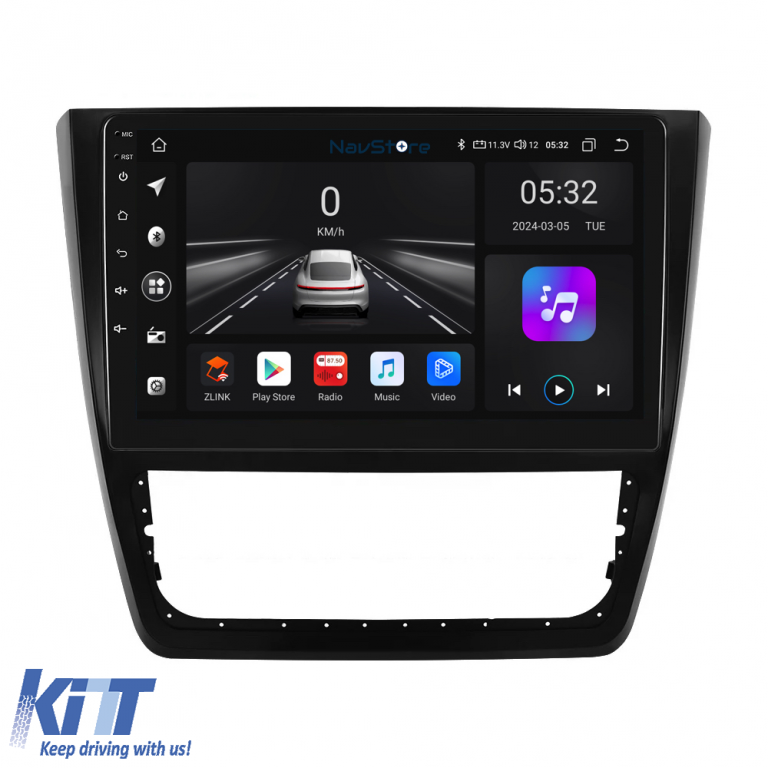 Navigatie Android Dedicata Skoda Yeti (2009-2017), 10Inch, 4Gb Ram, 64Gb Stocare, Carplay Performance AutoTuning