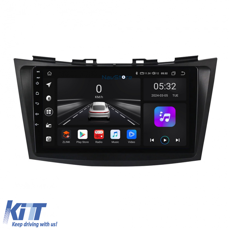 Navigatie Android Dedicata Suzuki Swift (2010-2017), 9Inch, 4Gb Ram, 64Gb Stocare, Bluetooth, WiFi, Carplay Performance AutoTuning