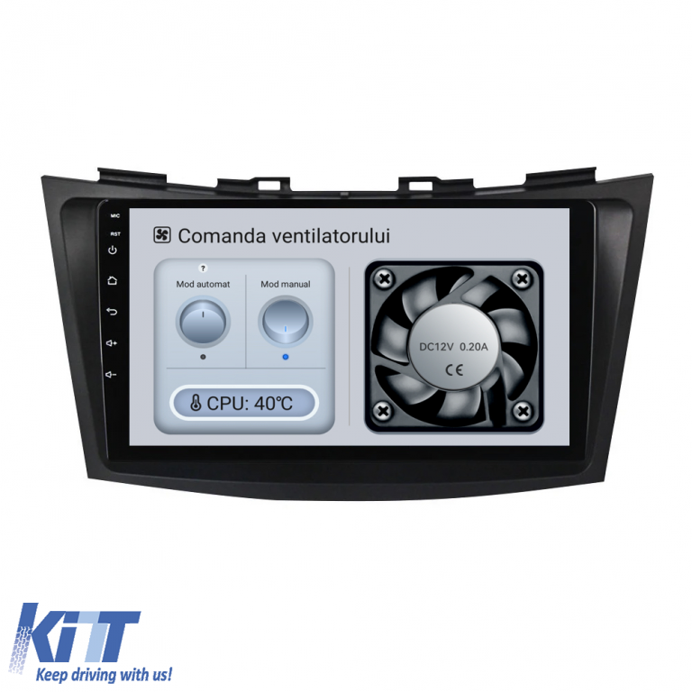 Navigatie Android Dedicata Suzuki Swift (2010-2017), 9Inch, 4Gb Ram, 64Gb Stocare, Bluetooth, WiFi, Carplay Performance AutoTuning