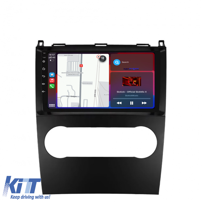 Navigatie Dedicata Mercedes Benz A-Class B-Class (2004-2012), 9Inch, 4Gb Ram, 64Gb Stocare, Carplay Performance AutoTuning
