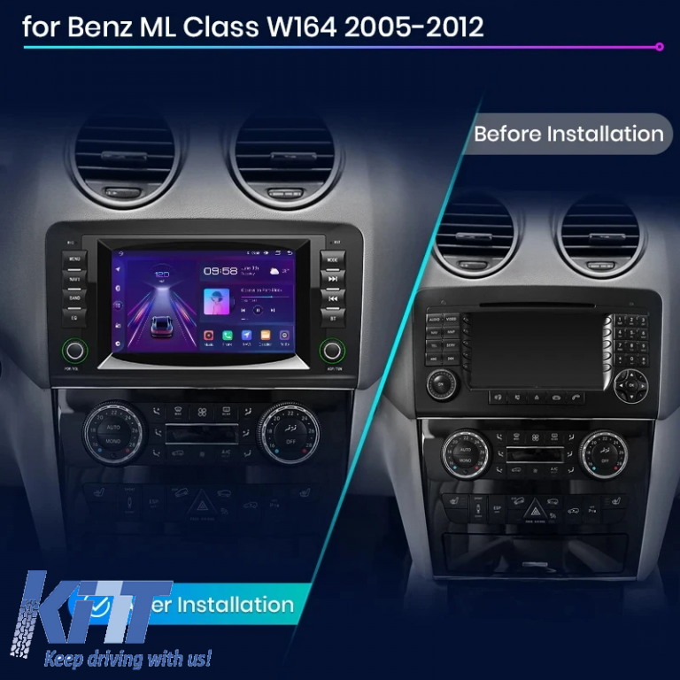 Navigatie Dedicata Mercedes Benz ML W164   GL X164 (2005 - 2012), 7Inch, 2Gb Ram, 32Gb Stocare, Carplay Performance AutoTuning