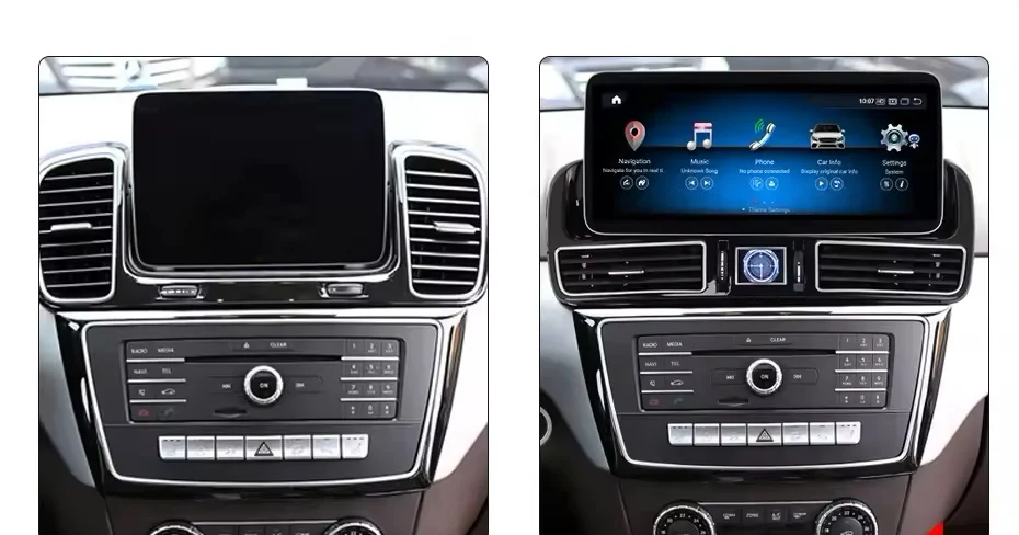 Navigatie Dedicata Mercedes ML W166 (2011-2015) , 12.3Inch, 4Gb Ram, 64Gb Stocare, Carplay NTG 4.5 Performance AutoTuning