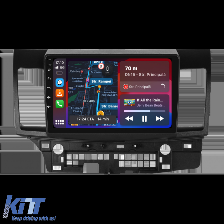 Navigatie Dedicata Mitsubishi Lancer (2007-2013), 9Inch, 1Gb Ram, 32Gb Stocare, Carplay Performance AutoTuning