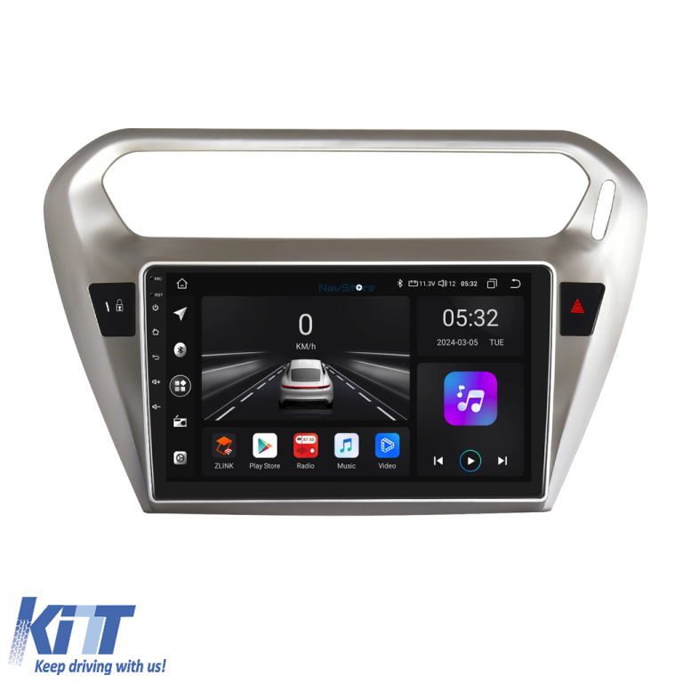 Navigatie Android Dedicata Peugeot 301, Citroen C-Elysee (2013-2018), 9Inch, 4Gb Ram, 64Gb Stocare, Bluetooth, WiFi, Carplay Performance AutoTuning