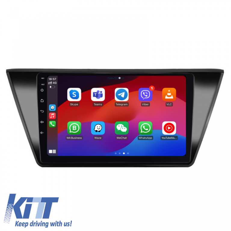 Navigatie Android Dedicata Volkswagen Touran (2014 - 2020), 10Inch, 4Gb Ram, 64Gb Stocare, Carplay Performance AutoTuning