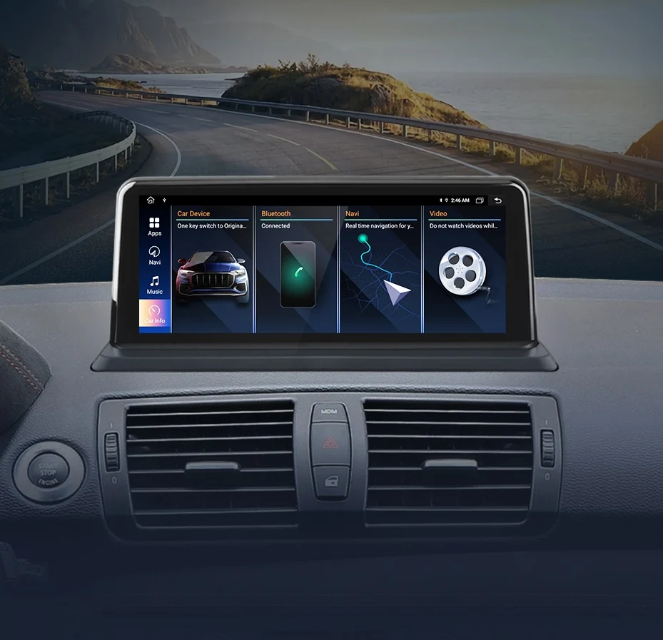 Navigatie Dedicata BMW Seria 1 E81 E82 E87 E88 (2005-2013), 10.25 Inch, 4Gb Ram, 64Gb Stocare, Carplay Performance AutoTuning