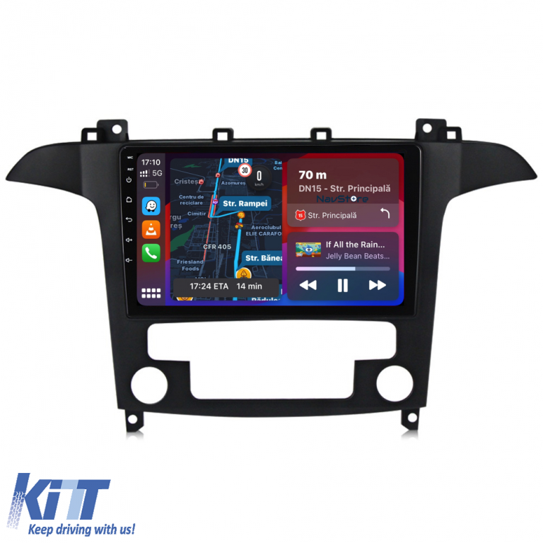 Navigatie Dedicata Ford S-Max (2006 - 2015) 9Inch, 8Gb Ram, 256Gb Stocare, Carplay Performance AutoTuning