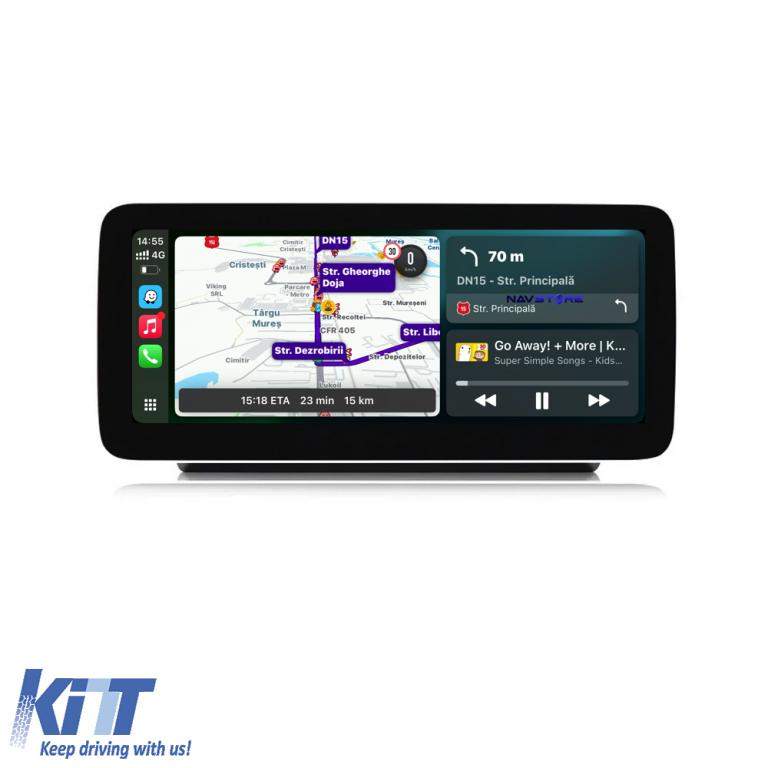 Navigatie Dedicata Mercedes Benz A-Class W176 (2013-2018), 10.25 Inch, 8Gb Ram, 128Gb Stocare, Carplay Performance AutoTuning