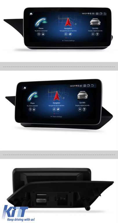 Navigatie Dedicata Mercedes Benz E-Class W212 S212 (2009-2019), 10.25 Inch, 8Gb Ram, 256Gb Stocare, Carplay Performance AutoTuning