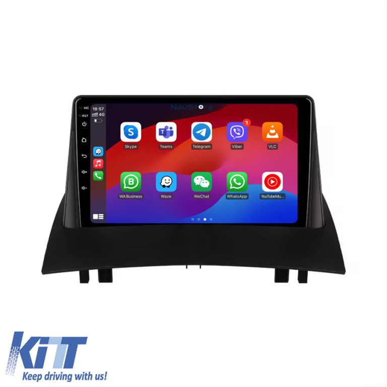 Navigatie Dedicata Renault Megane 2 (2002-2009), 9 Inch, 6Gb Ram, 128Gb stocare, Carplay Performance AutoTuning