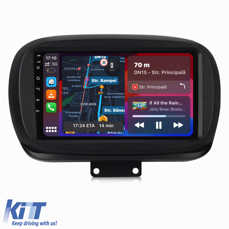 Navigatie Dedicata Fiat 500x (2014 - 2020), 9Inch, 4Gb Ram, 64Gb Stocare, Carplay Performance AutoTuning