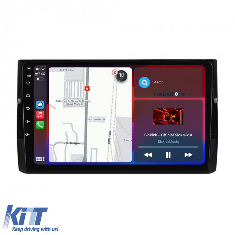Navigatie Dedicata Skoda Kodiaq (2016-2024), 10Inch, 2Gb Ram, 64Gb Stocare, Carplay Performance AutoTuning