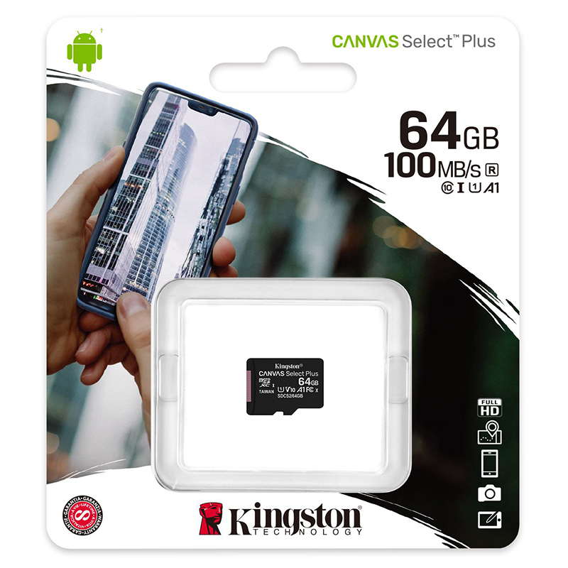 MICRO SD CARD 64GB CLASS 10 KINGSTON EuroGoods Quality