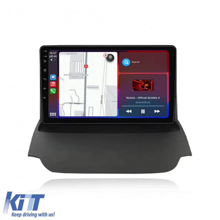 Navigatie Dedicata Ford EcoSport (2013 - 2016), 9Inch, 2Gb Ram, 64Gb Stocare, Carplay Performance AutoTuning