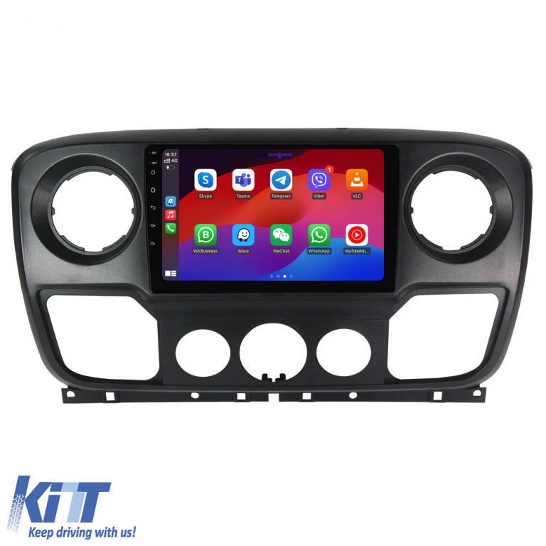 Navigatie Dedicata Opel Movano Renault Master Nissan NV400 (2010-2020), 10Inch, 6Gb Ram, 128Gb Stocare, Carplay Performance AutoTuning