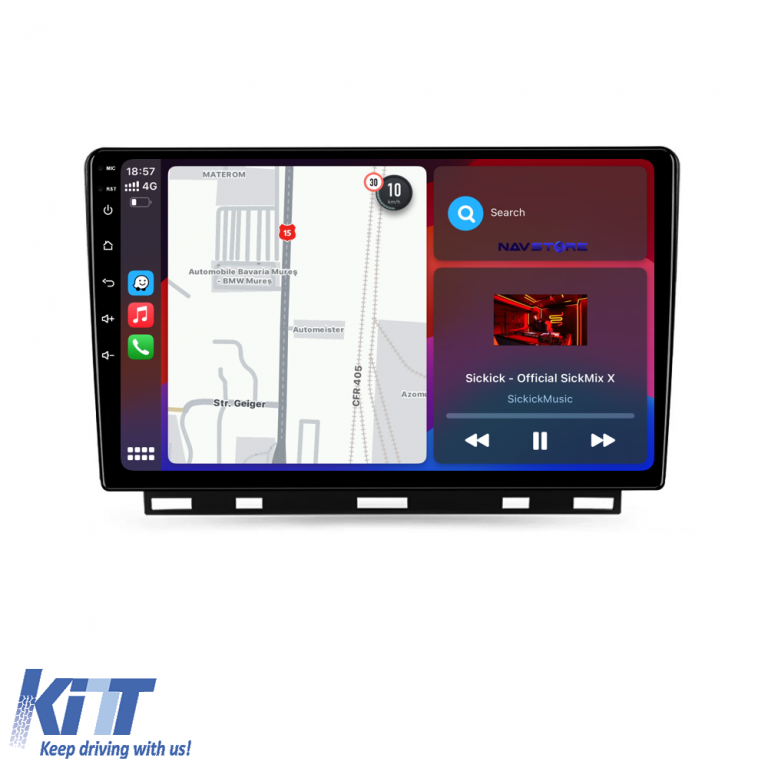 Navigatie Dedicata Renault Clio 5 (2019 - 2024), 9Inch, 8Gb Ram, 256Gb Stocare, Carplay Performance AutoTuning