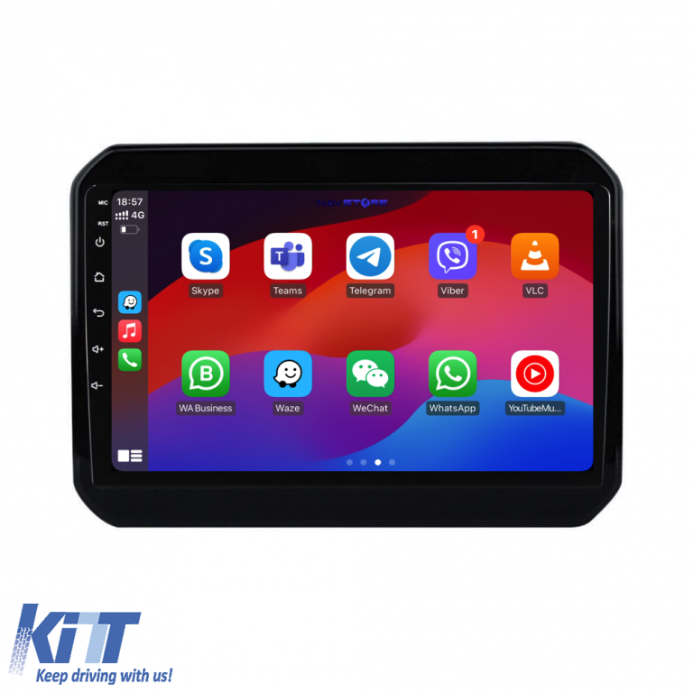 Navigatie Dedicata Suzuki Ignis (2016 - 2025), 9Inch, 4Gb Ram, 64Gb Stocare, Carplay Performance AutoTuning