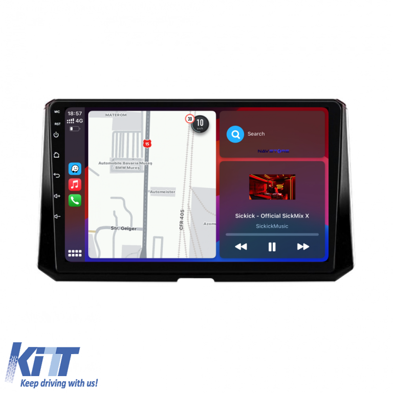 Navigatie Dedicata Toyota Corolla (2019 - 2025), 10Inch, 1Gb Ram, 32Gb Stocare, Carplay Performance AutoTuning