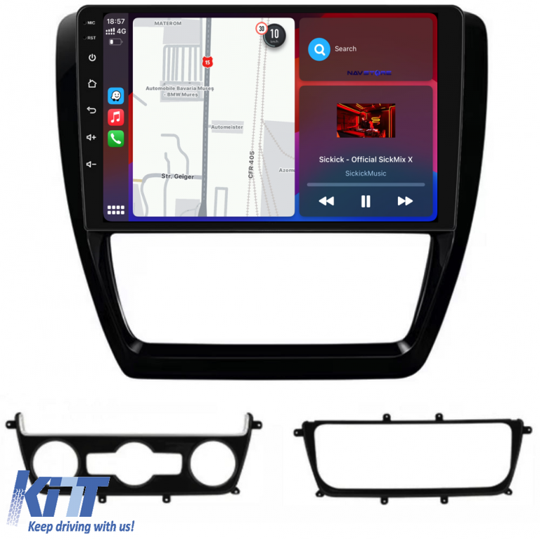 Navigatie Dedicata Volkswagen Jetta (2011 - 2018), 10Inch, 8Gb Ram, 256Gb Stocare, Carplay Performance AutoTuning