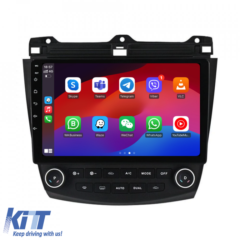 Navigatie Dedicata Honda Accord VII (2003 - 2008), 10Inch, 2Gb Ram, 64Gb Stocare, Carplay Performance AutoTuning